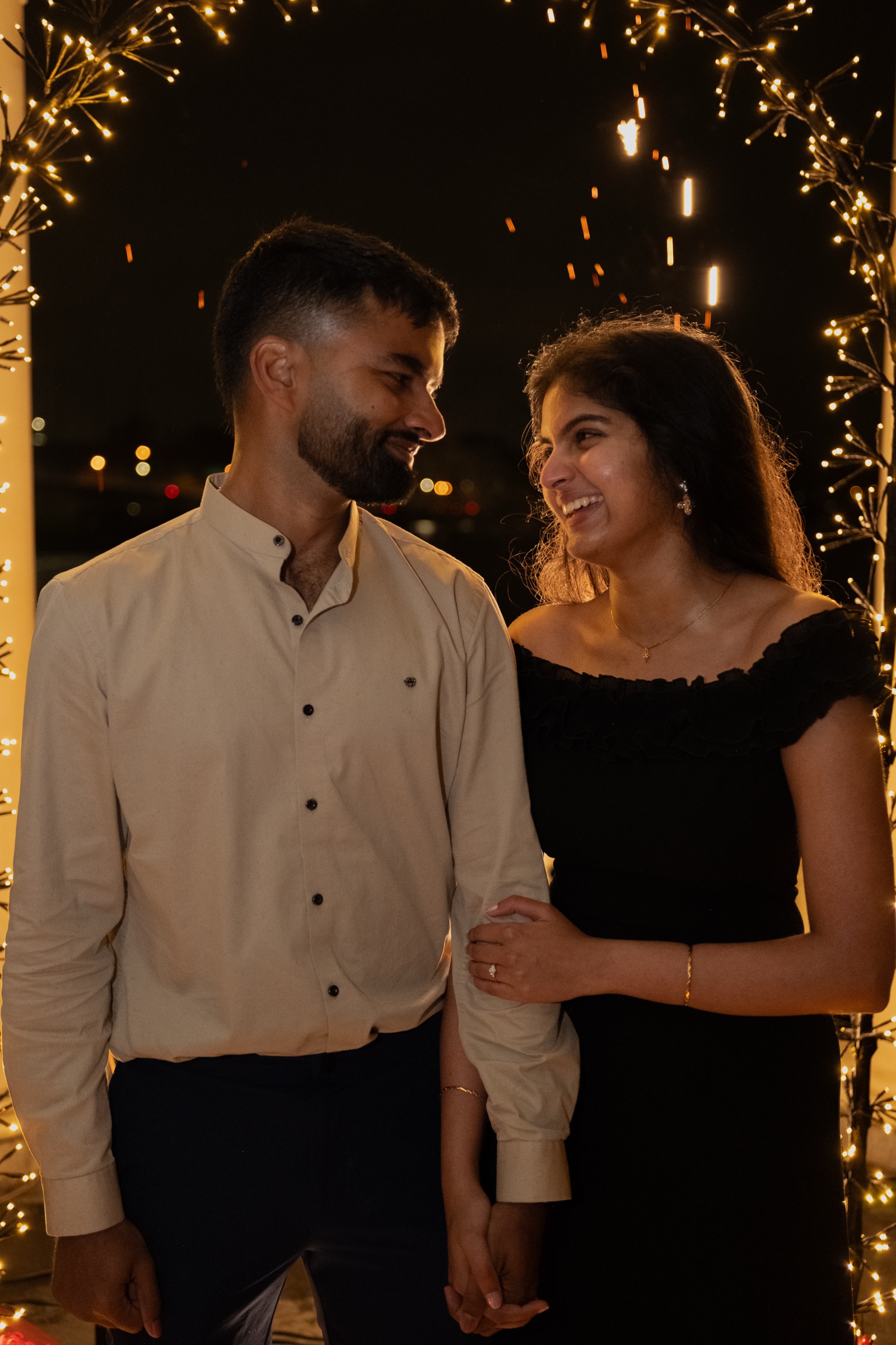 Ryan and Anusha, portrait